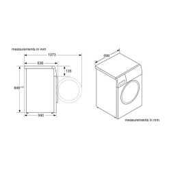 Máy giặt quần áo Bosch WNA254U0SG Series 6 4 size may giat quan ao bosch wna254u0sg